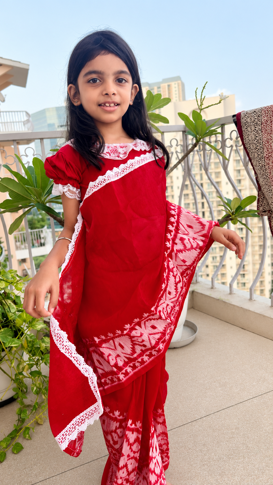 Ready-to-wear sarees for kids