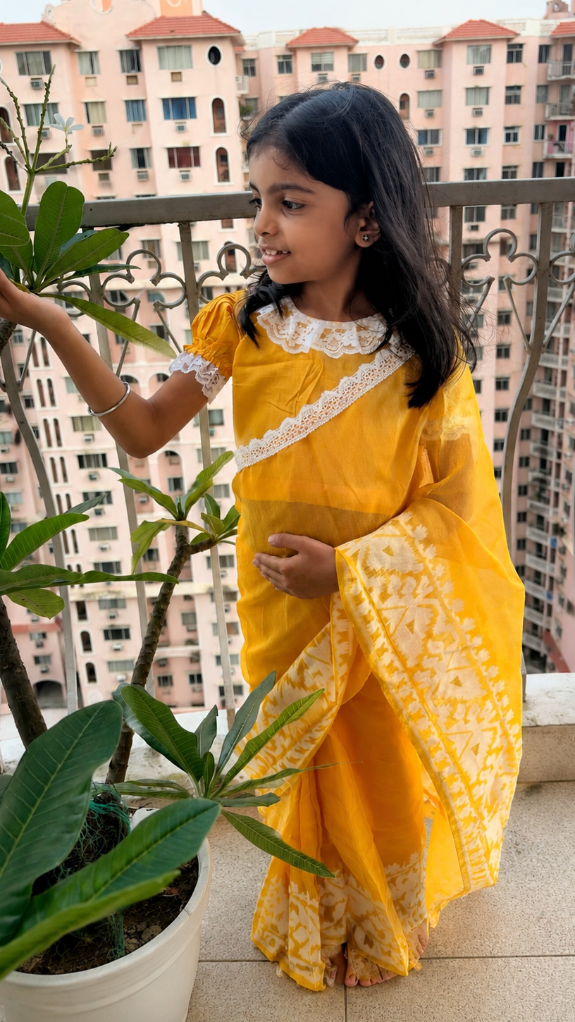 Ready-to-wear sarees for kids