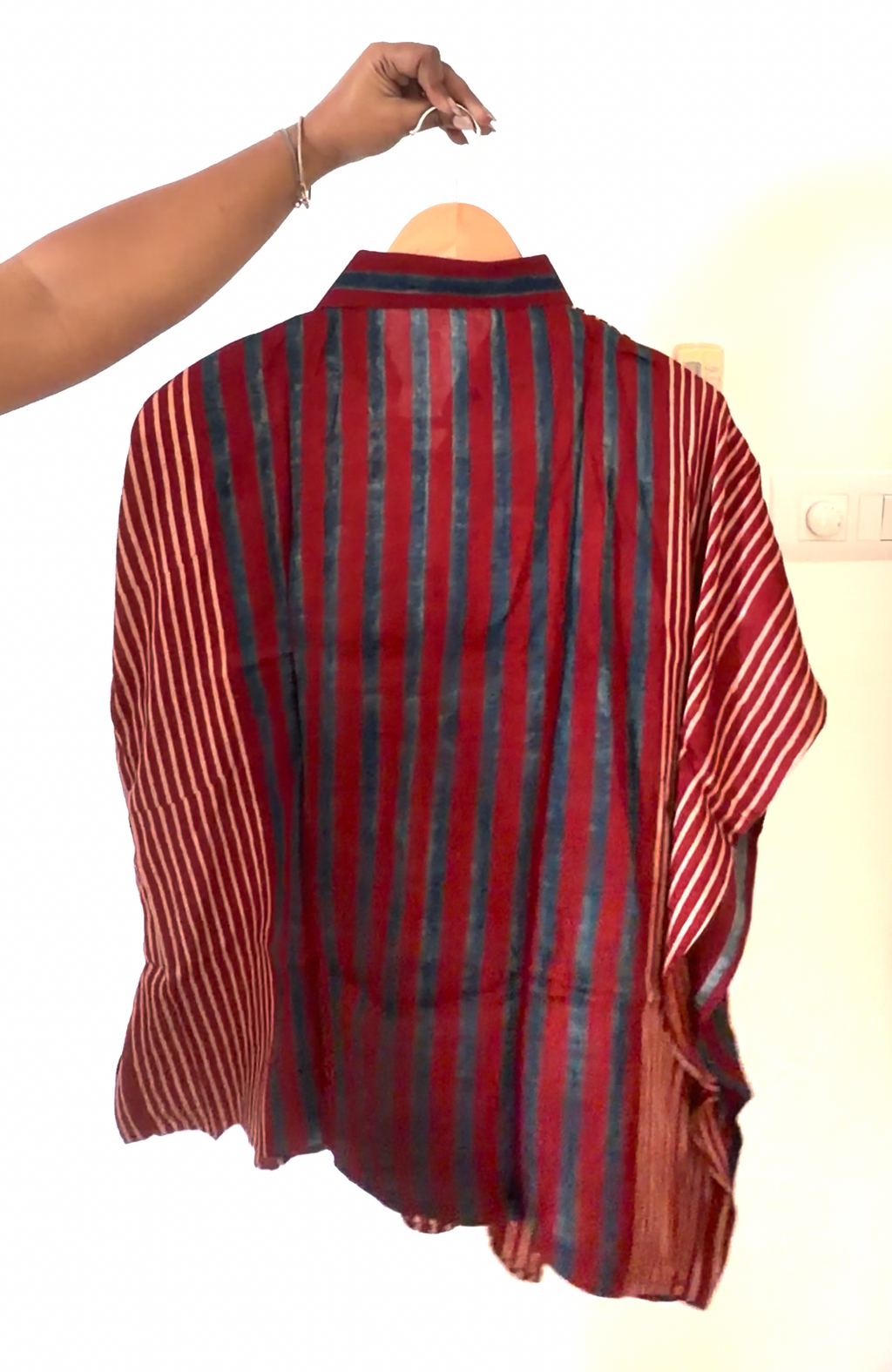 Hand-blocked Ajrakh shirts in luxurious Modal Silk
