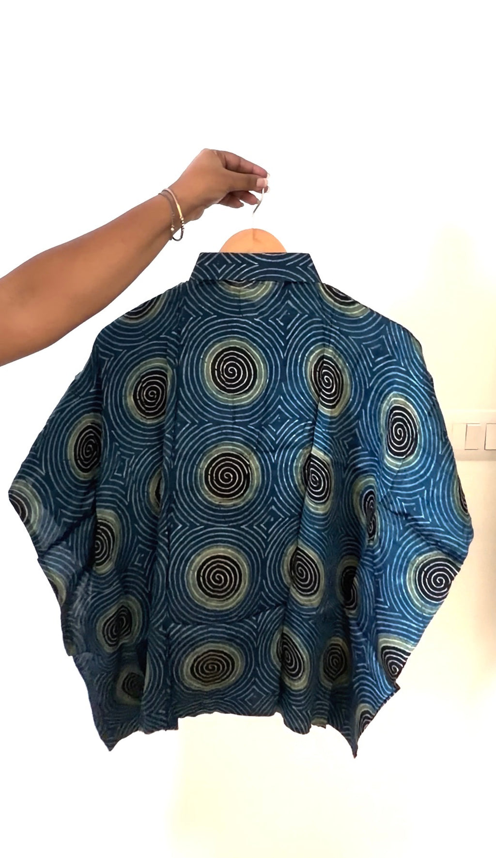 Hand-blocked Ajrakh shirts in luxurious Modal Silk