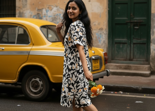 The Unhurried Shift Dress